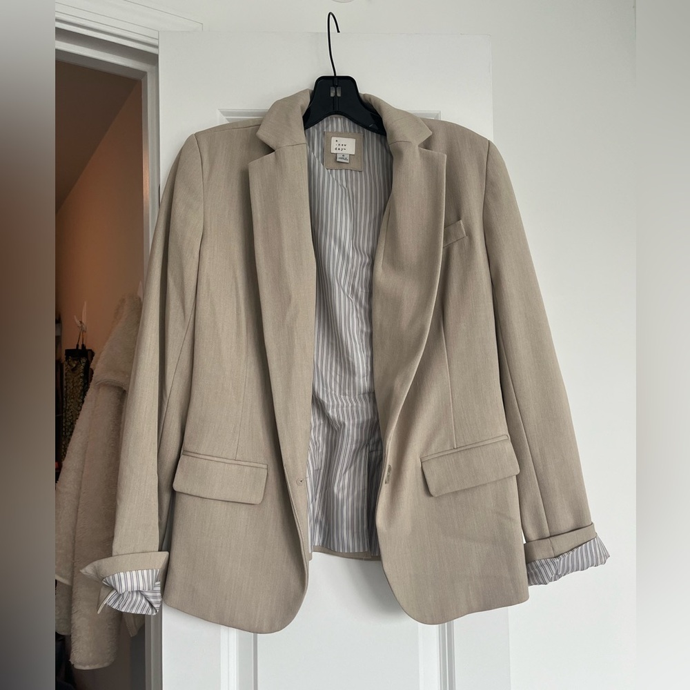 A New Day Tan Blazer